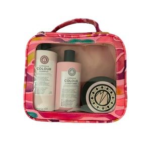 Maria Nila Luminous Colour  Gift Set Of Shampoo/Conditioner/Hair Masque/￼bag